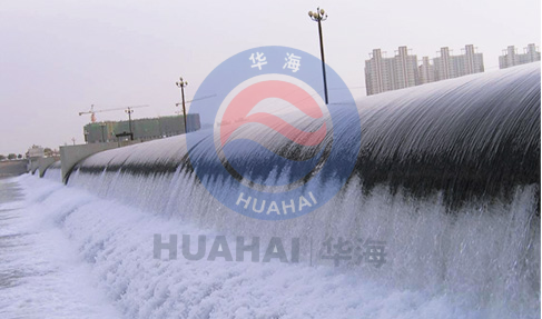 龍王橡膠壩---河道上一道靚麗風(fēng)景線